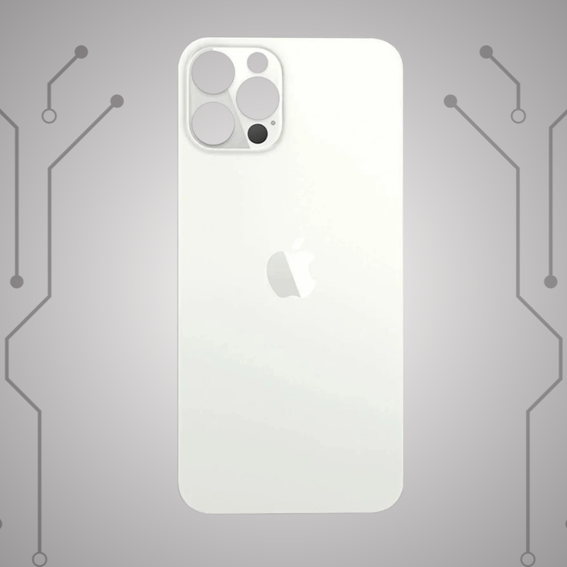 Safa Original Apple iPhone 12 Pro Back Panel - Silver