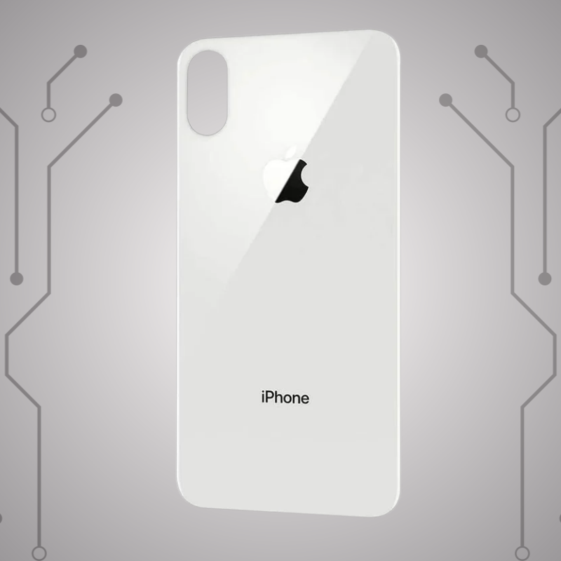 Safa Original Apple iPhone Xs Back Panel - Silver