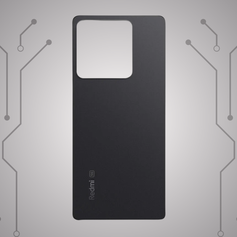 Safa Original Redmi Note 13 5G Back Panel - Black