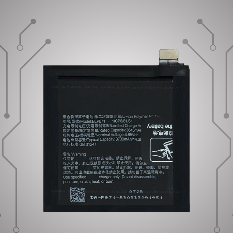Safa Original Mobile Battery For OPPO Find X-3730MAh (671 - BAT)