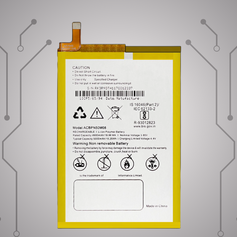 Safa Original Mobile Battery For Micromax IN 2B-5000MAh (ACBPN50M08)