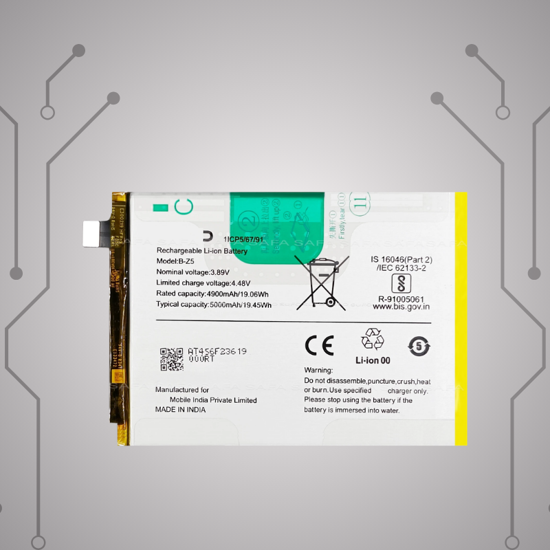 Safa Original Mobile Battery For VIVO Y36 / VIVO Y27-5000MAh (B-Z5)
