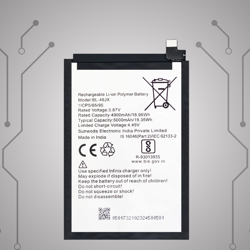 Safa Original Mobile Battery For Infinix Note10Pro-5000MAh (BL-49JX)
