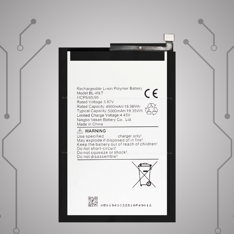 Safa Original Mobile Battery For Tecno Camon 19-5000MAh (BL-49LT)