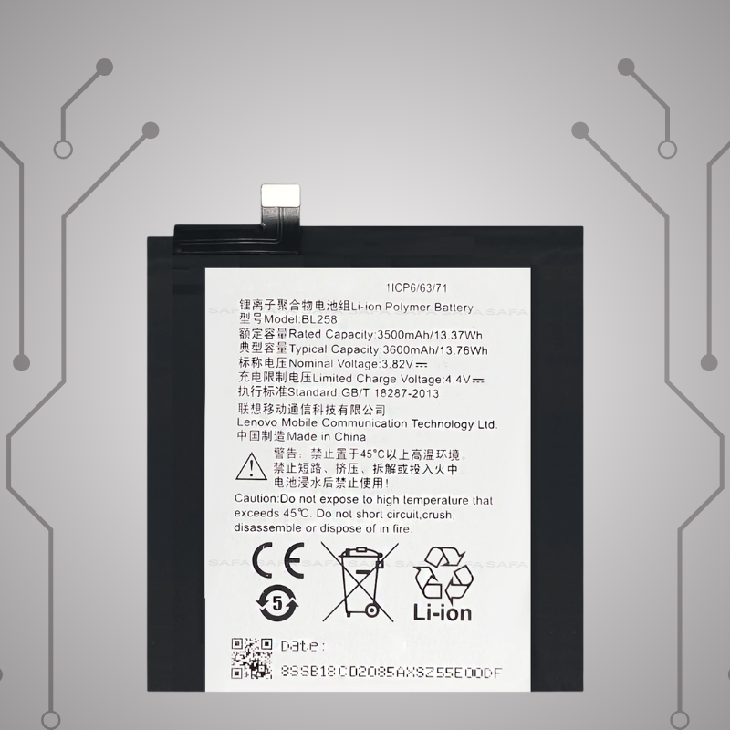 Safa Original Mobile Battery For VIBE X3-3600MAh (BL258)