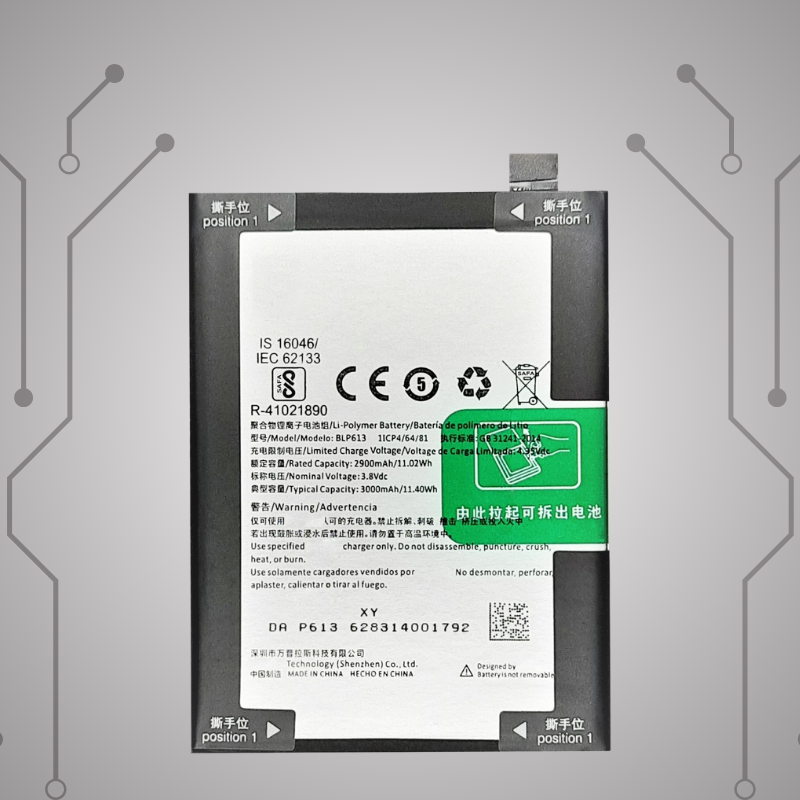 Safa Original Mobile Battery For OnePlus 3-3000MAh ( BLP-613)
