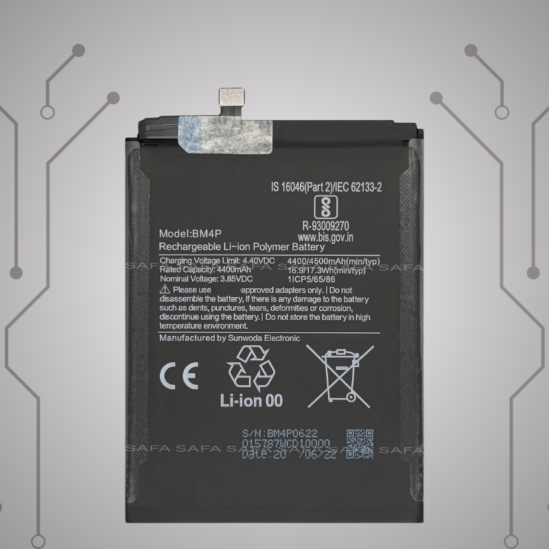 Safa Original Mobile Battery For POCO X2-4500MAh (BM4P)