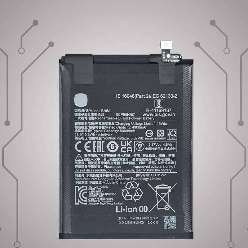 Safa Original Mobile Battery For Redmi Note 8-4000MAh ( BN46__)