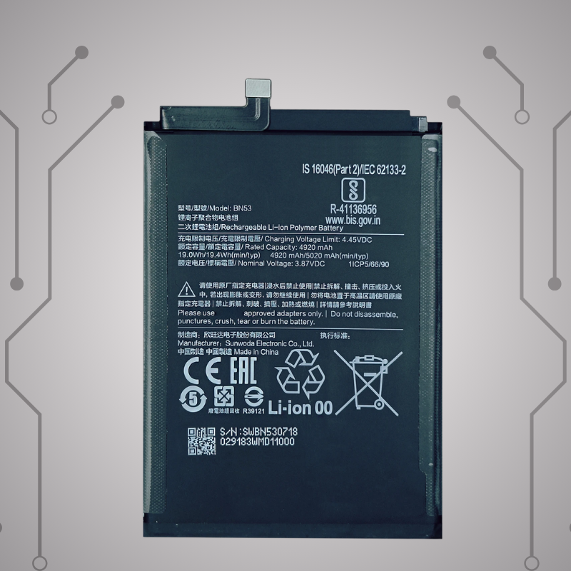 Safa Original Mobile Battery For Poco M2 Pro-5020MAh (BN53)