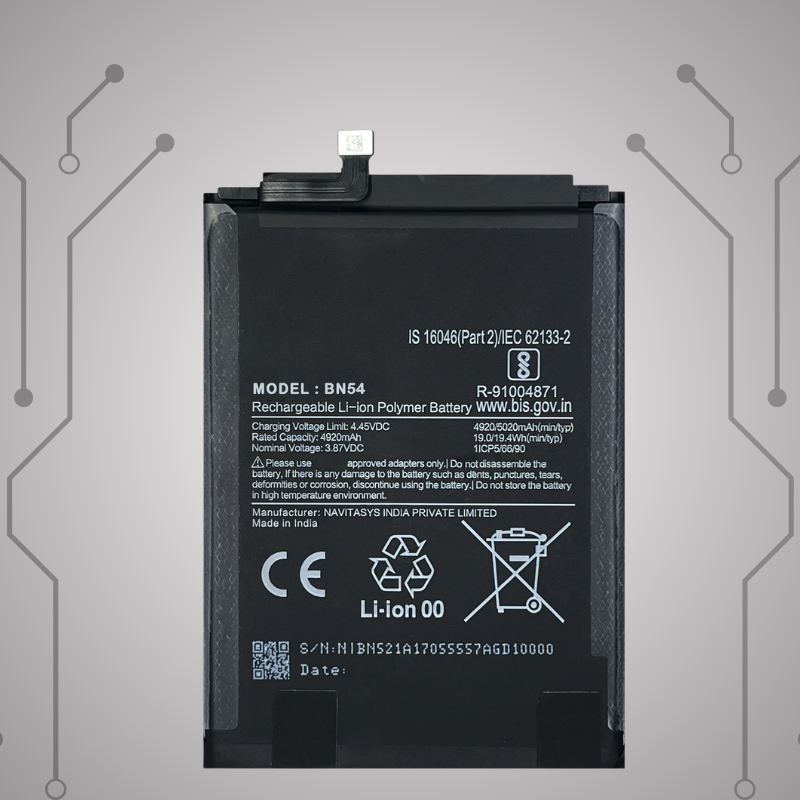 Safa Original Mobile Battery For Redmi 9 Prime-5020MAh (BN54)
