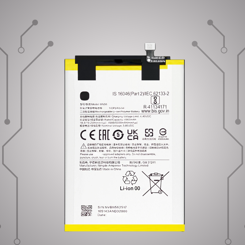 Safa Original Mobile Battery For Redmi 9i-5000MAh (BN56)