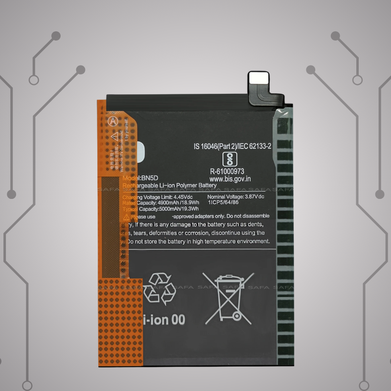 Safa Original Mobile Battery For Redmi Note 11 / Note 11S - 5000MAh (BN5D)