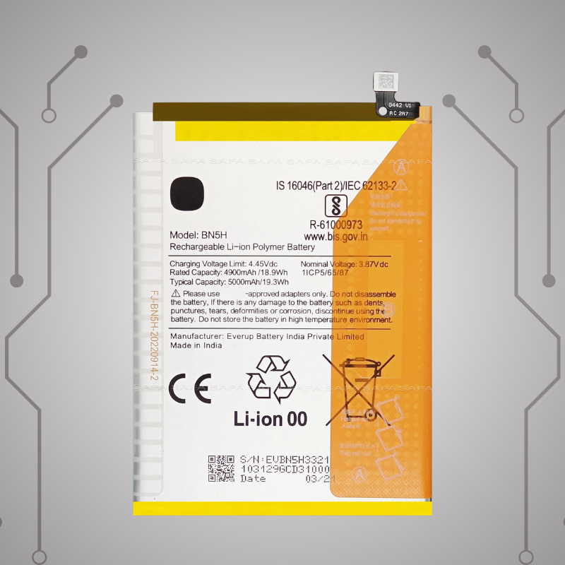 Safa Original Mobile Battery For Poco M5 5G-5000MAh (BN5H)