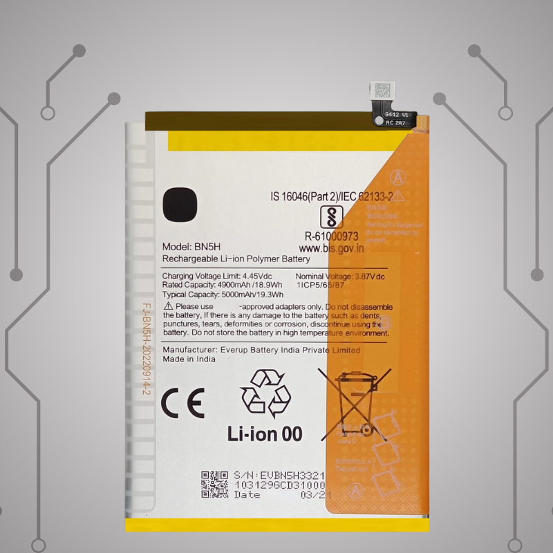 Safa Original Mobile Battery For Redmi 11 Prime-5000MAh (BN5H)