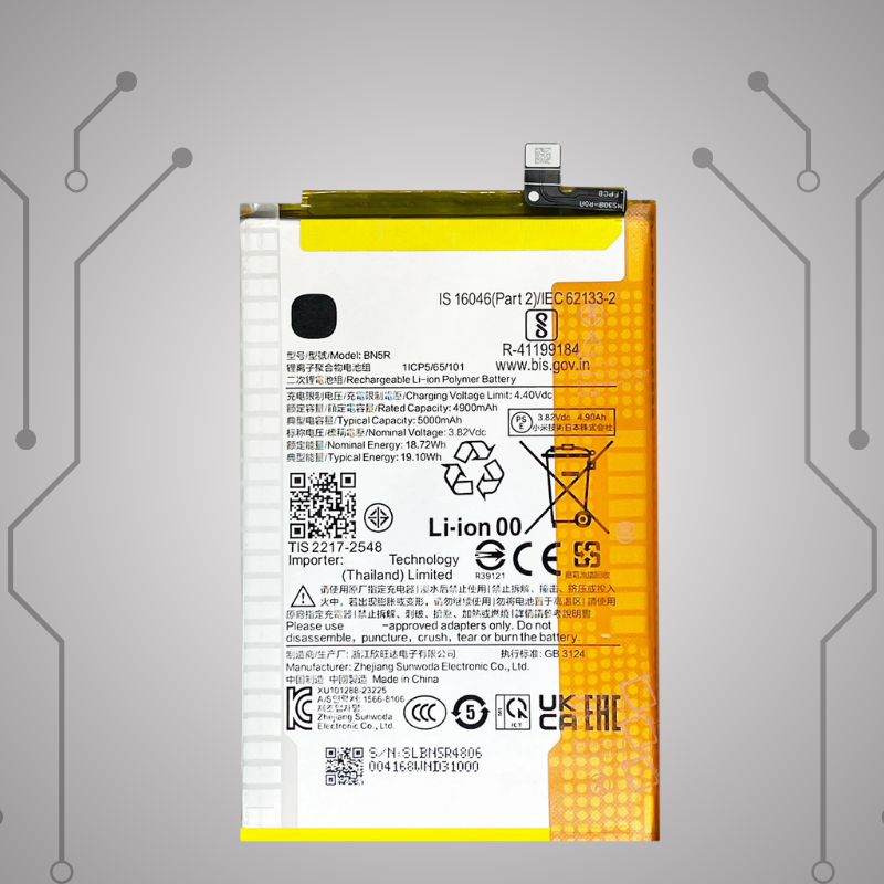 Safa Original Mobile Battery For Redmi A3X-5000MAh (BN5R)