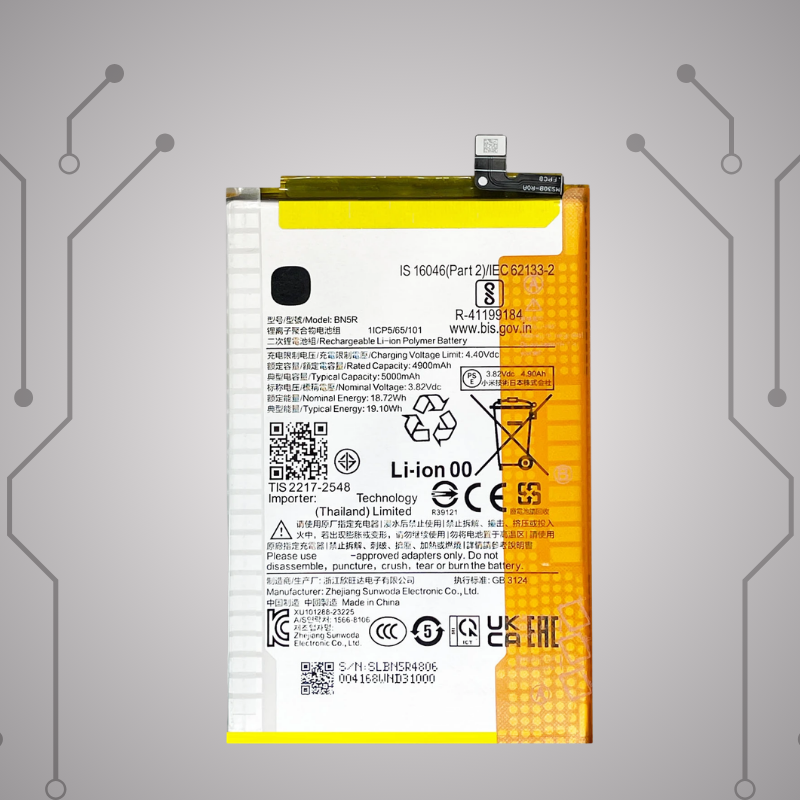 Safa Original Mobile Battery For Poco C6-5000MAh (BN5R)