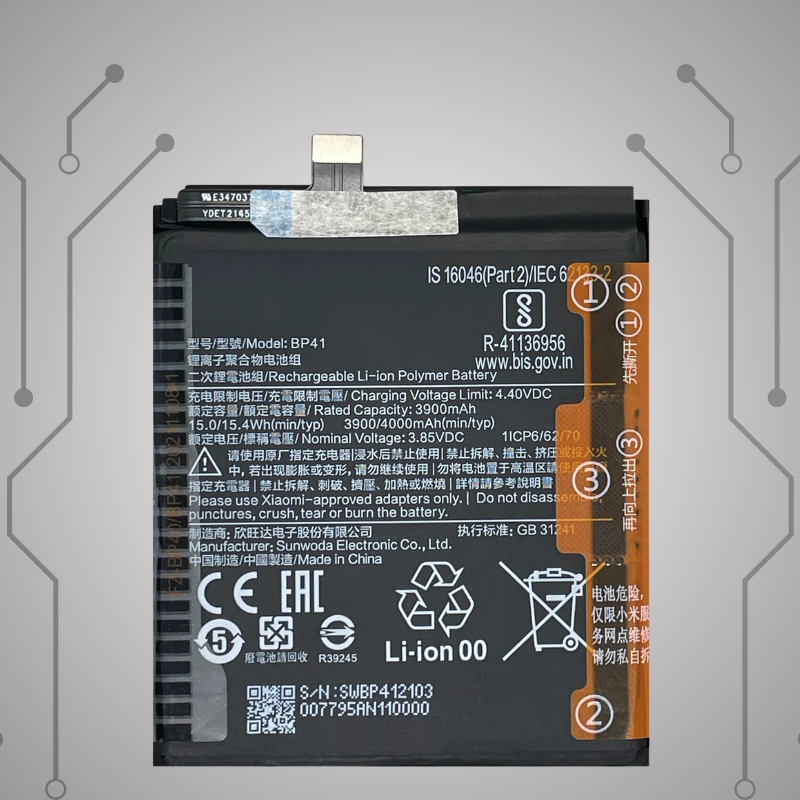Safa Original Mobile Battery For Xiaomi Redmi K20-4000MAh (BP41)