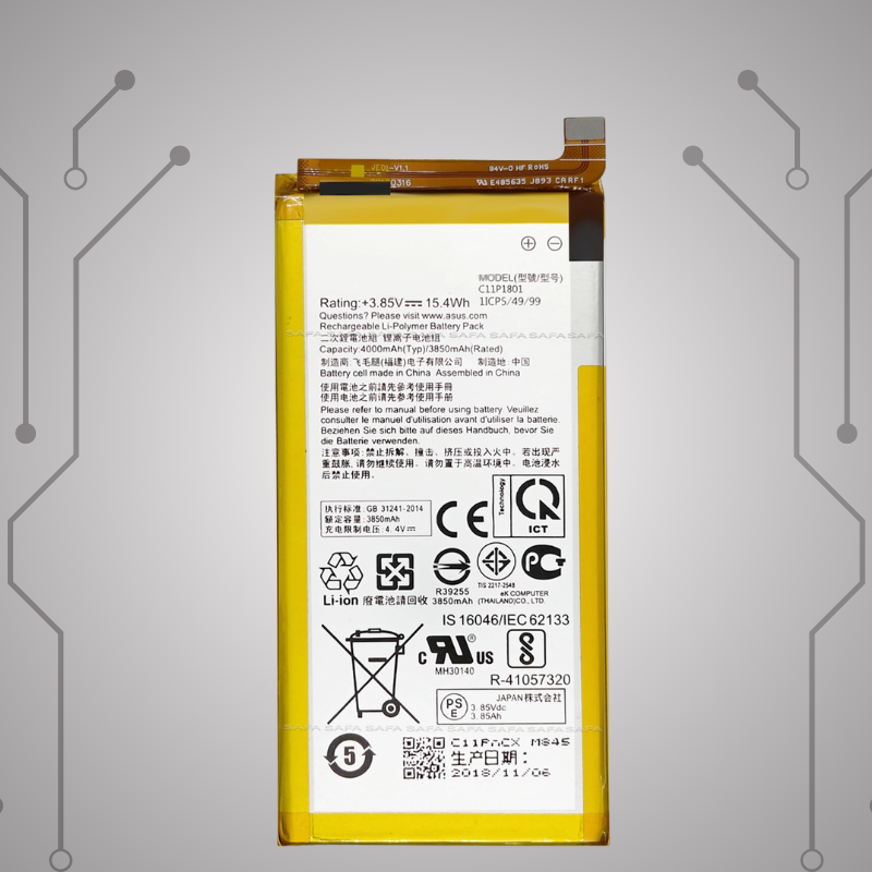 Safa Original Mobile Battery For ASUS ROG Phone ZS602KL-4000MAh (C11P1801)