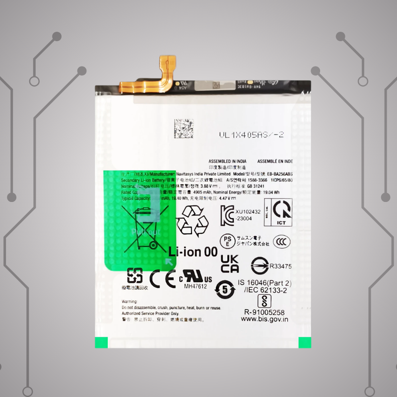 Safa Original Mobile Battery for Samsung Galaxy A55 5G-5000MAh (EB-BA256ABS)
