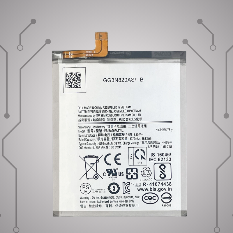 Safa Original Mobile Battery For Samsung Galaxy S10 Lite-4500MAh (EB-BA907ABY)