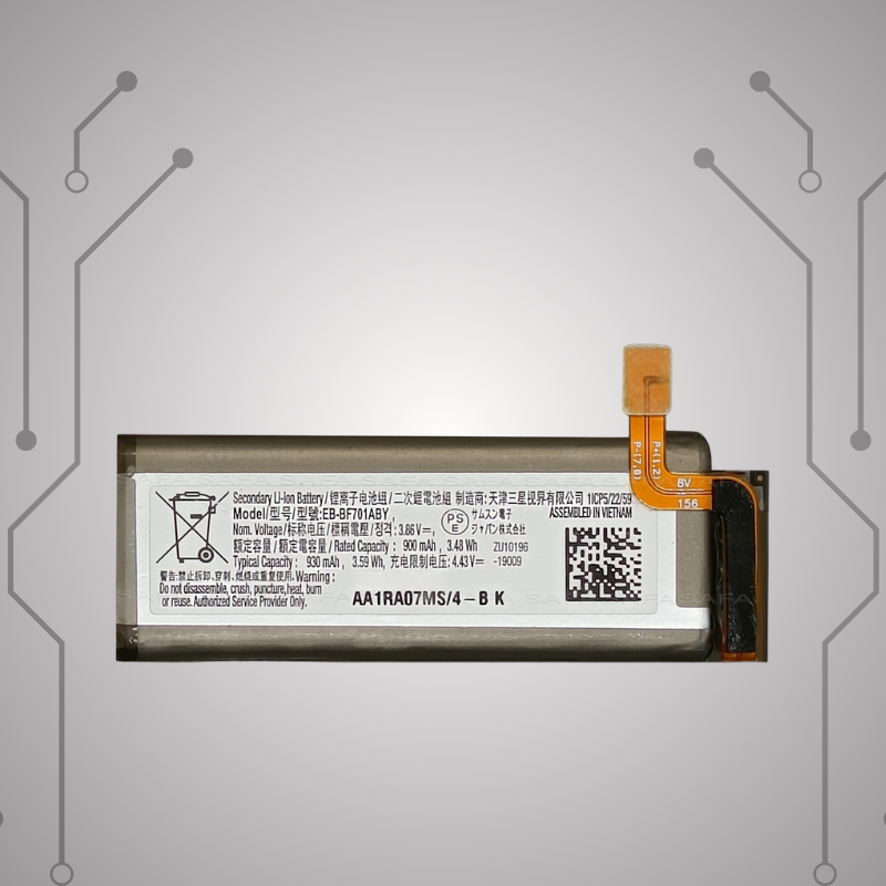 Safa Original Mobile Battery For SAMSUNG Galaxy Z Flip 3 5G-930MAh (EB-BF712ABY)