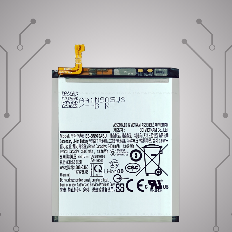 Safa Original Mobile Battery For Samaung Galaxy Note 10-3500MAh (EB-BN970AB)