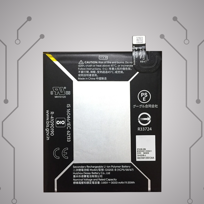 Safa Original Mobile Battery For Google Pixel 3A-3000MAh (G020E-B)