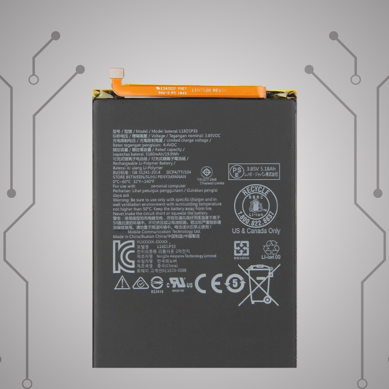 Safa Original Mobile Battery For Lenovo TAB V7-5180MAh (L18D1P33)