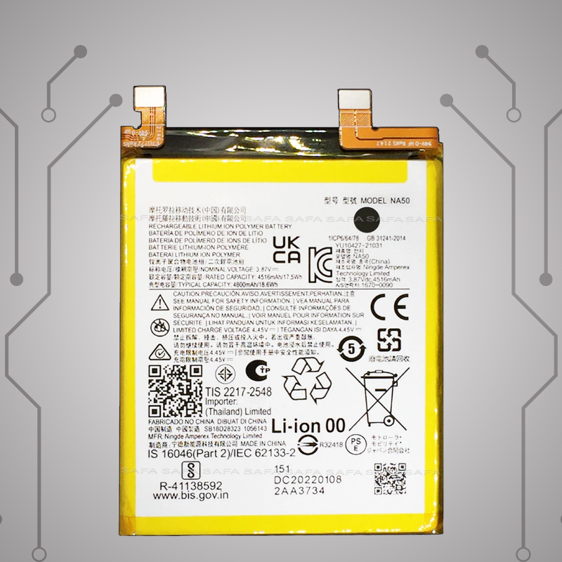 Safa Original Mobile Battery For Motorola Edge 30 Pro-4800MAh (NA50)