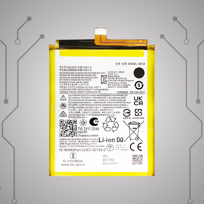 Safa Original Mobile Battery For Motorola G52-5000MAh (NE50)