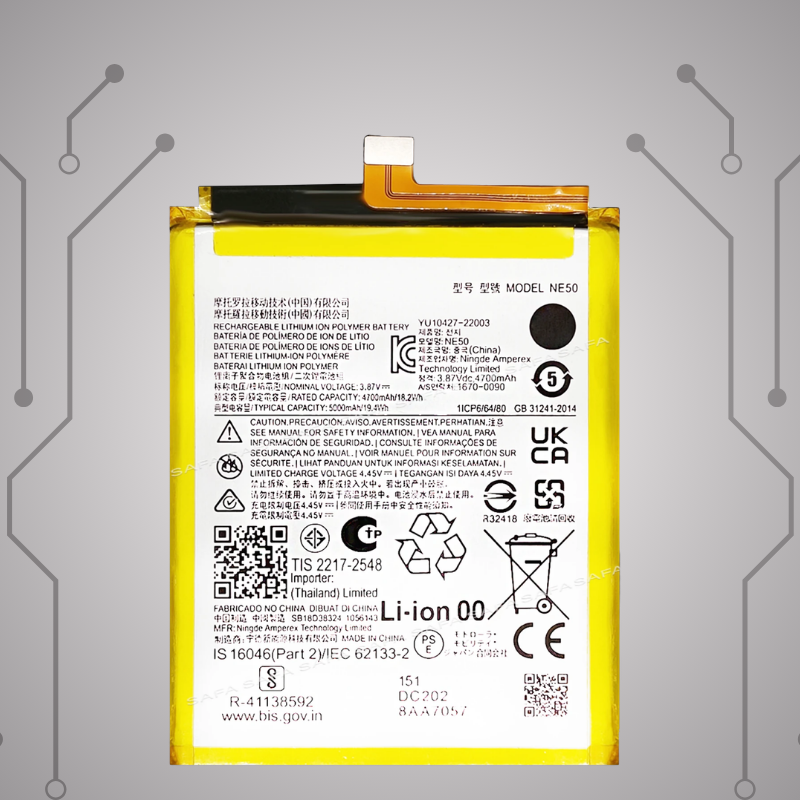 Safa Original Mobile Battery For Motorola G62-5000MAh (NE50)