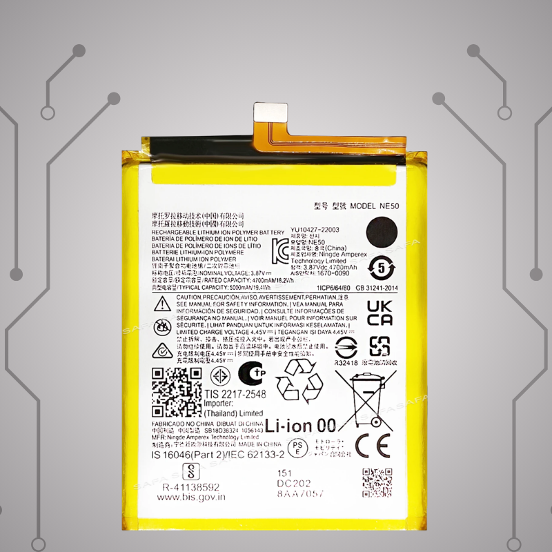 Safa Original Mobile Battery For Motorola G72 - 5000MAh (NE50)