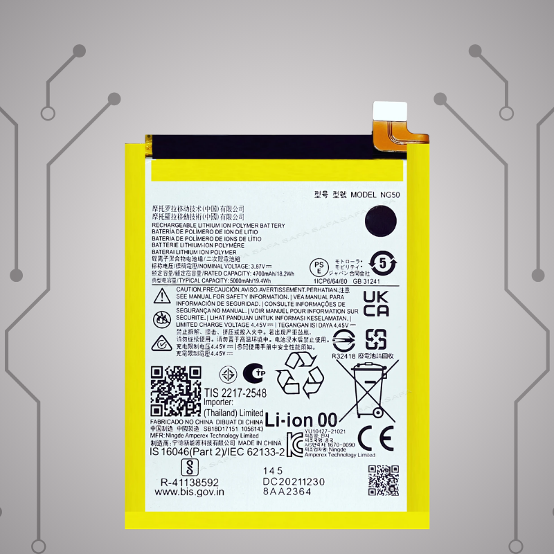 Safa Original Mobile Battery For Motorola Moto G71 5G-5000MAh (NG50)