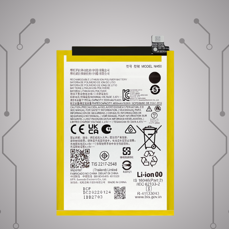 Safa Original Mobile Battery For Motorola E32s-5000MAh (NH50)