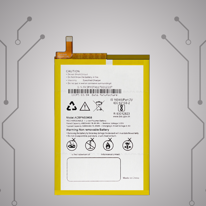 Safa Original Mobile Battery For Micromax IN 2B-5000MAh (RK3RY0TH1170012337)