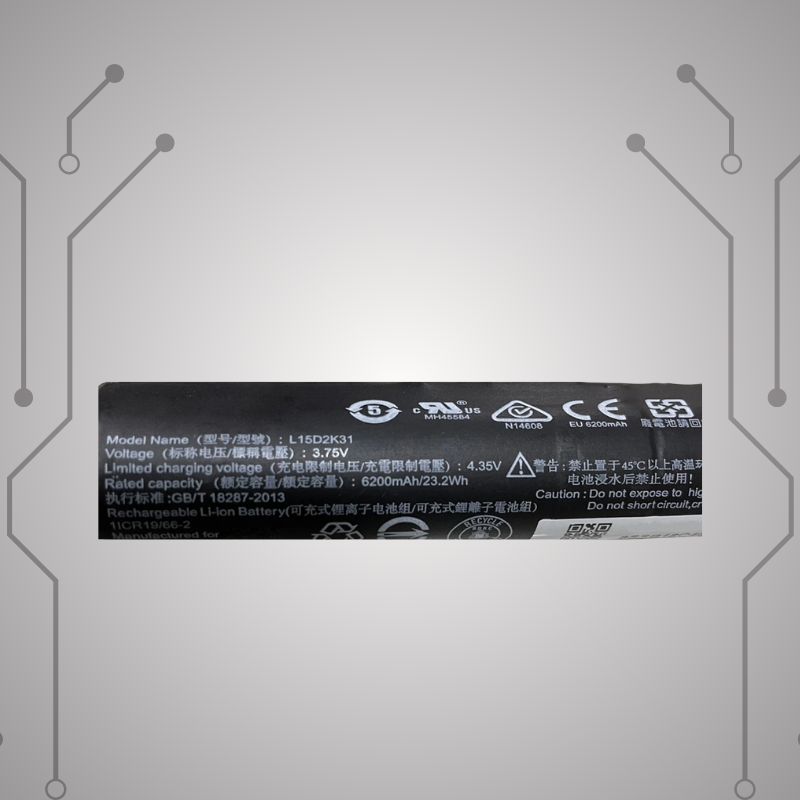 Safa Original Mobile Battery For Lenovo Yoga 3 Tab 8 inch - YT3-850M-6200MAh  (L15D2K31)