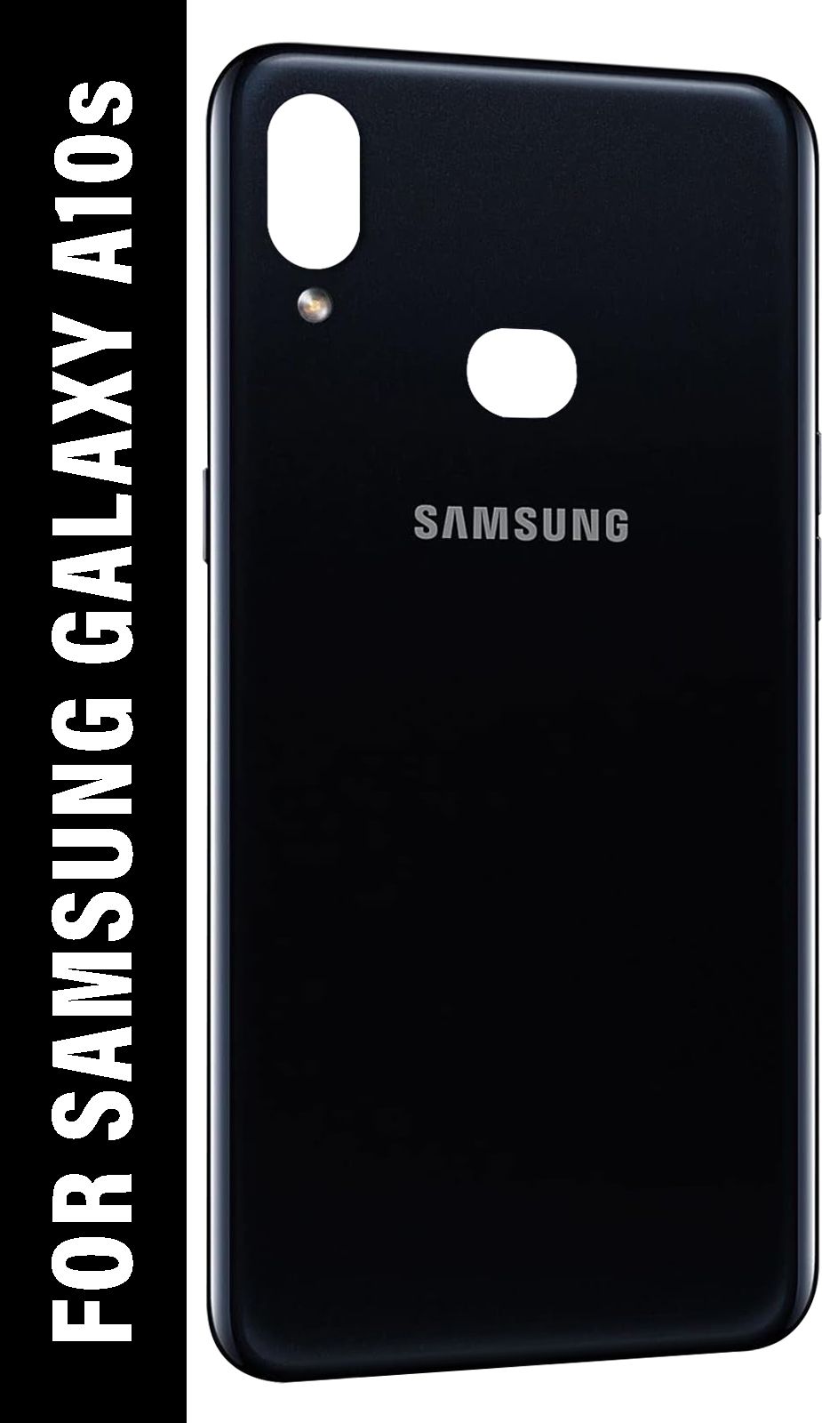 Samsung Galaxy A10s Full Back Panel - Black