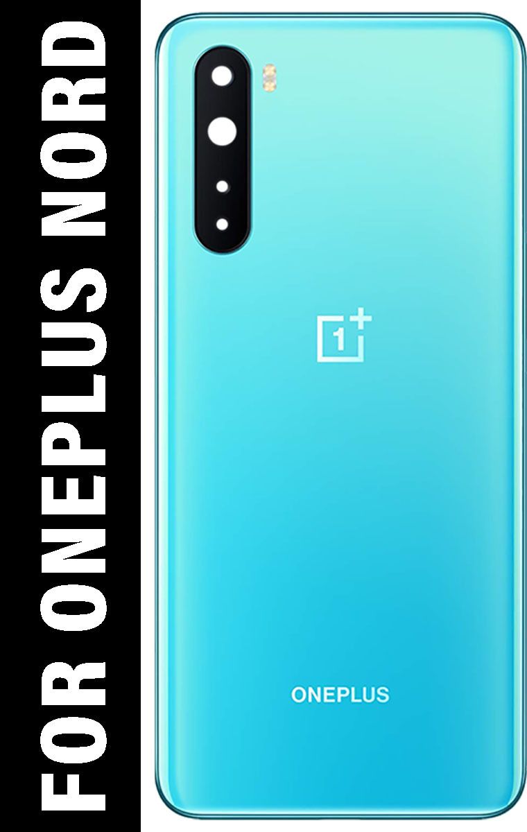 Oneplus Nord With Camera Glass Back Panel - Blue