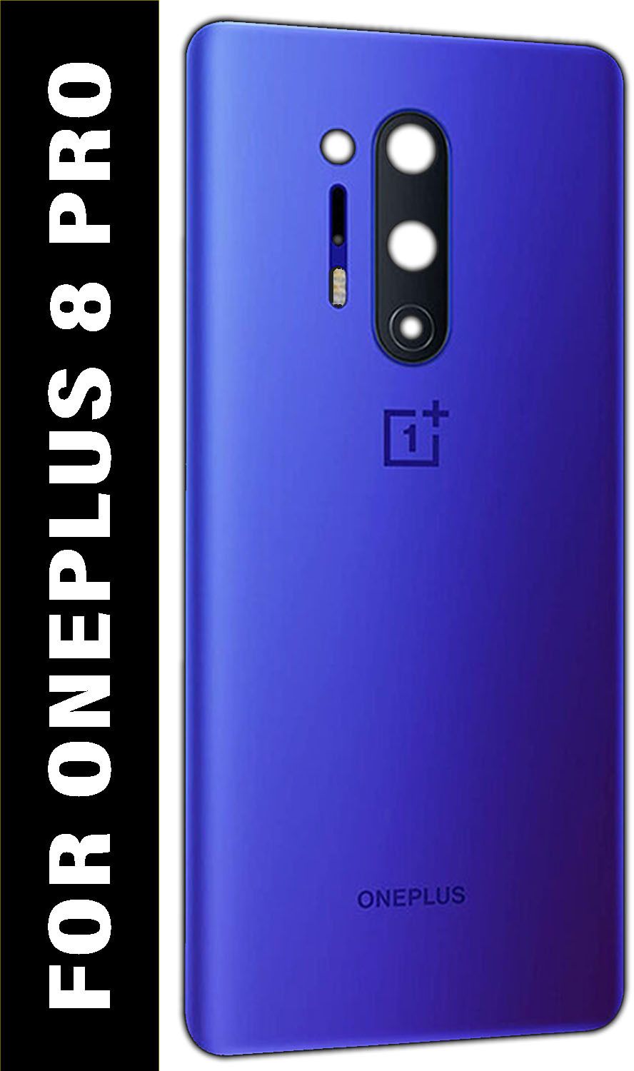 Oneplus 8 Pro With Camera Glass Back Panel - Blue