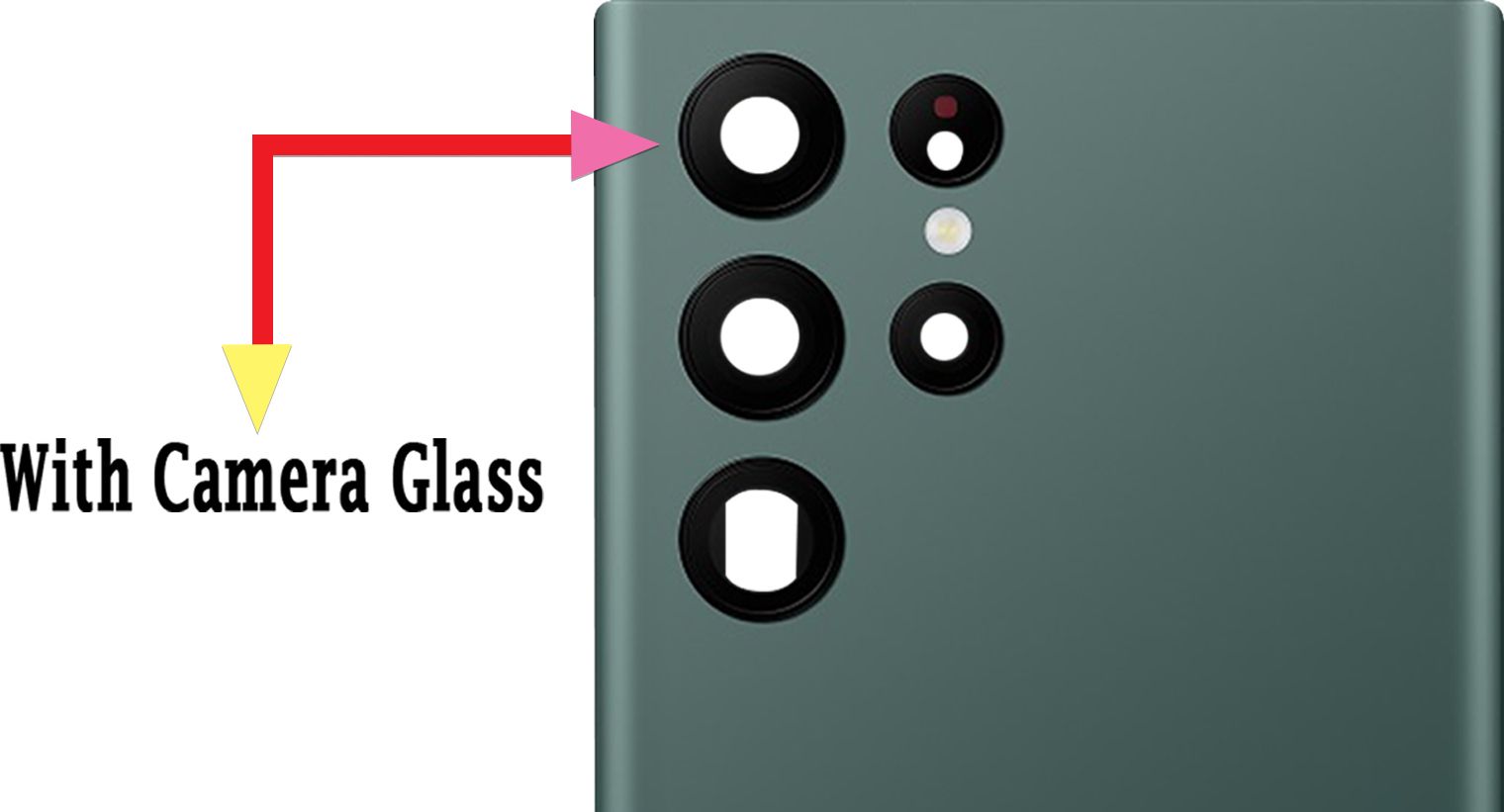 SAMSUNG Galaxy S22 Ultra Back Panel - Green