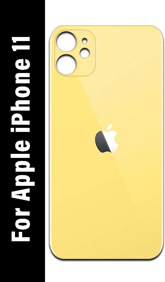 Apple phone 11 Back Panel - Yellow