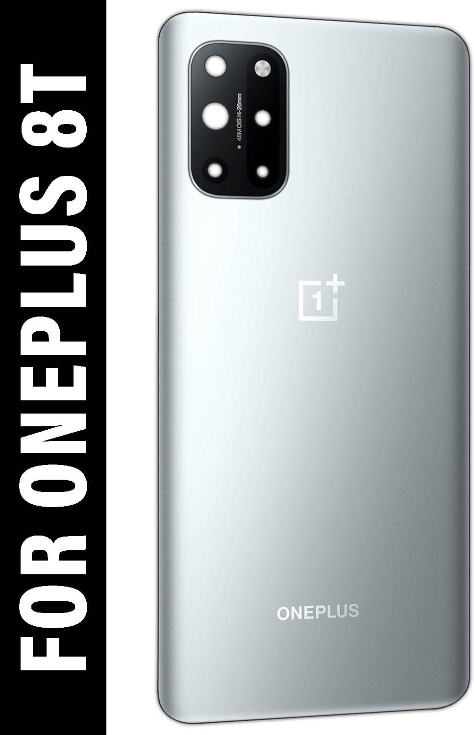 OnePlus 8T With Camera Glass Back Panel - Silver