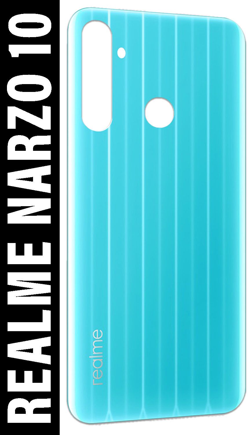 Realme Narzo 10 Back Panel - Blue