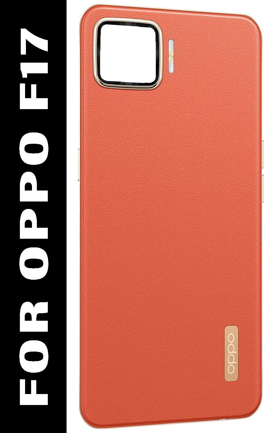 OPPO F17 With Power Volume Buttons Full Back Panel - Orange