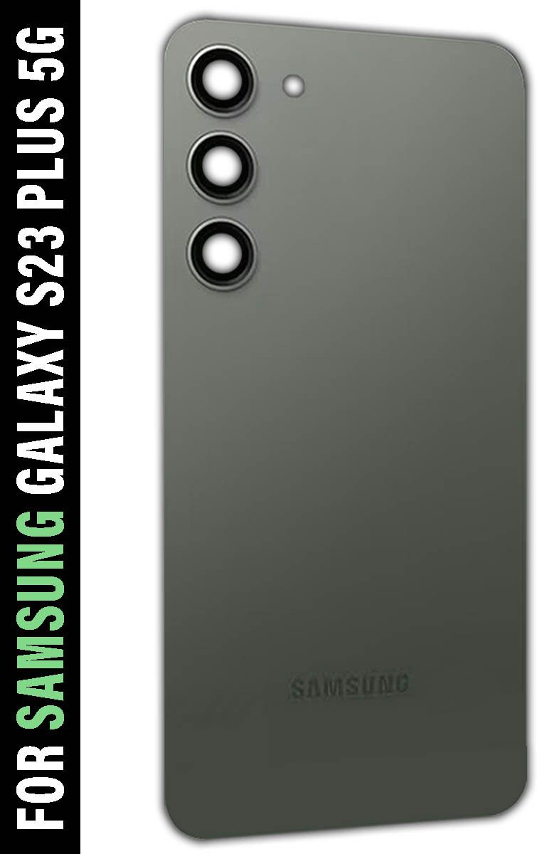 Samsung Galaxy S23+ Plus 5G With Camera Glass Back Panel - Green