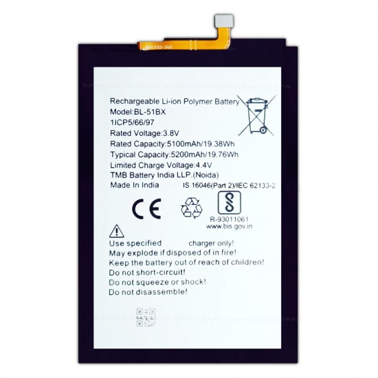 Safa Mobile Battery For Infinix Hot 10 - 5200MAh