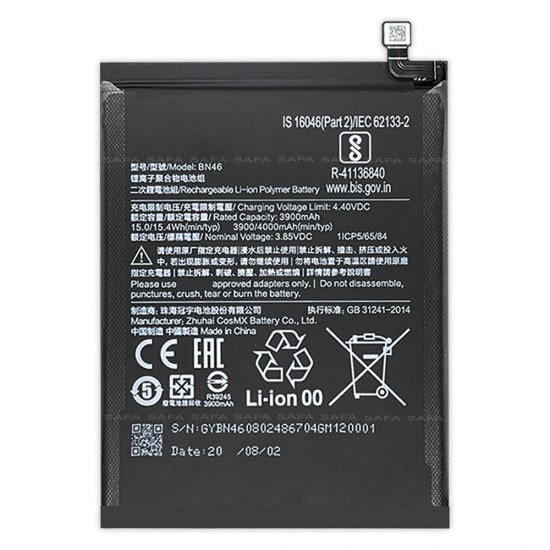 BN46 Mobile Battery For Redmi Note 8 - 4000MAh