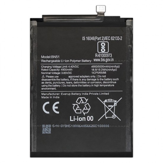 BN51 Mobile Battery For Redmi 8A - 5000mAh