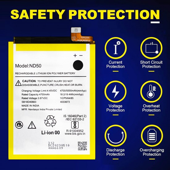 Safa Mobile Battery For Motorola G42 - 5000mAh