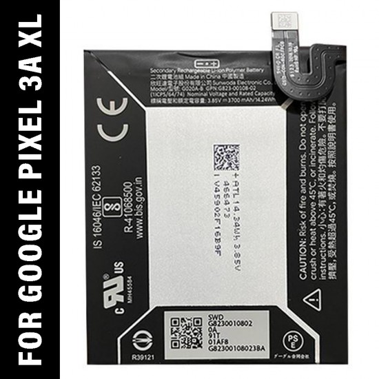 Safa Mobile Battery For Google Pixel 3a XL - 3700mAh